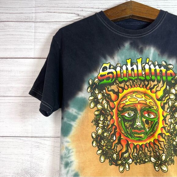 Sublime Shirt Mens Tie Dye Band Graphic Tee Officially Licensed T-Shirt Size M - Picture 3 of 9